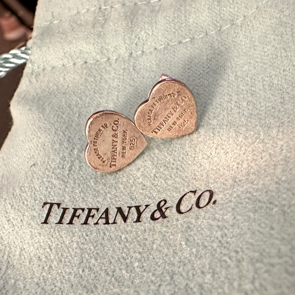 Tiffany’s earrings gently used comes with bag